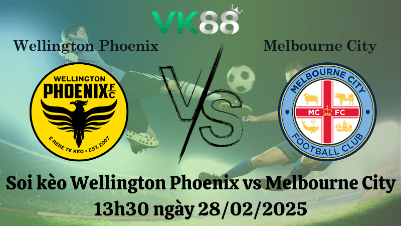 VK88 Nhận định soi kèo Wellington Phoenix vs Melbourne City 13h30 ngày 28/02/2025 - VĐQG Úc
