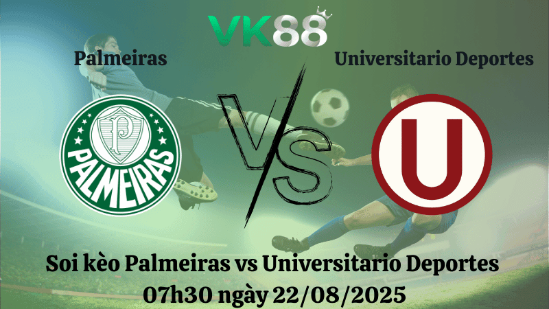 VK88 Nhận định soi kèo Palmeiras vs Universitario Deportes 07h30 ngày 22/08/2025 - Copa Libertadores